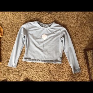 Light blue ballon long sleeve tee